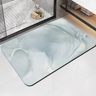 浴室吸水垫卫生间地垫进门口软硅藻泥卫浴防滑垫家用洗手间踩脚垫