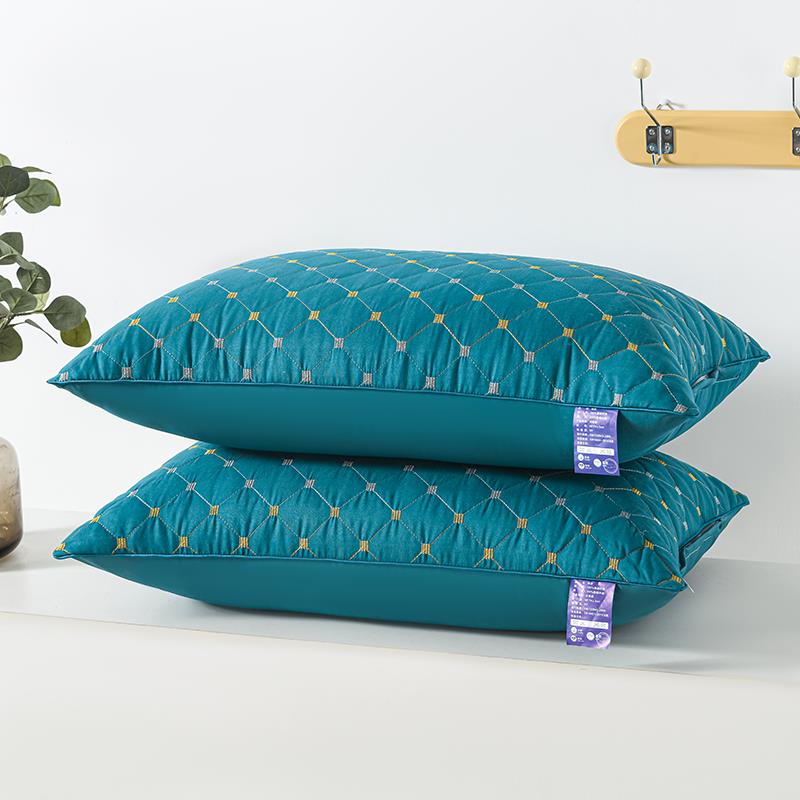 全季酒店羽绒枕头五星级专用护颈椎助睡眠无压枕男士超柔助眠整头