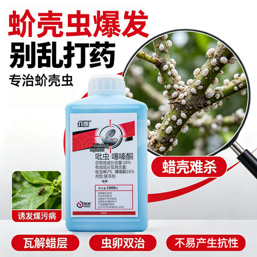 蚧壳虫专用吡虫啉噻嗪酮+送喷壶