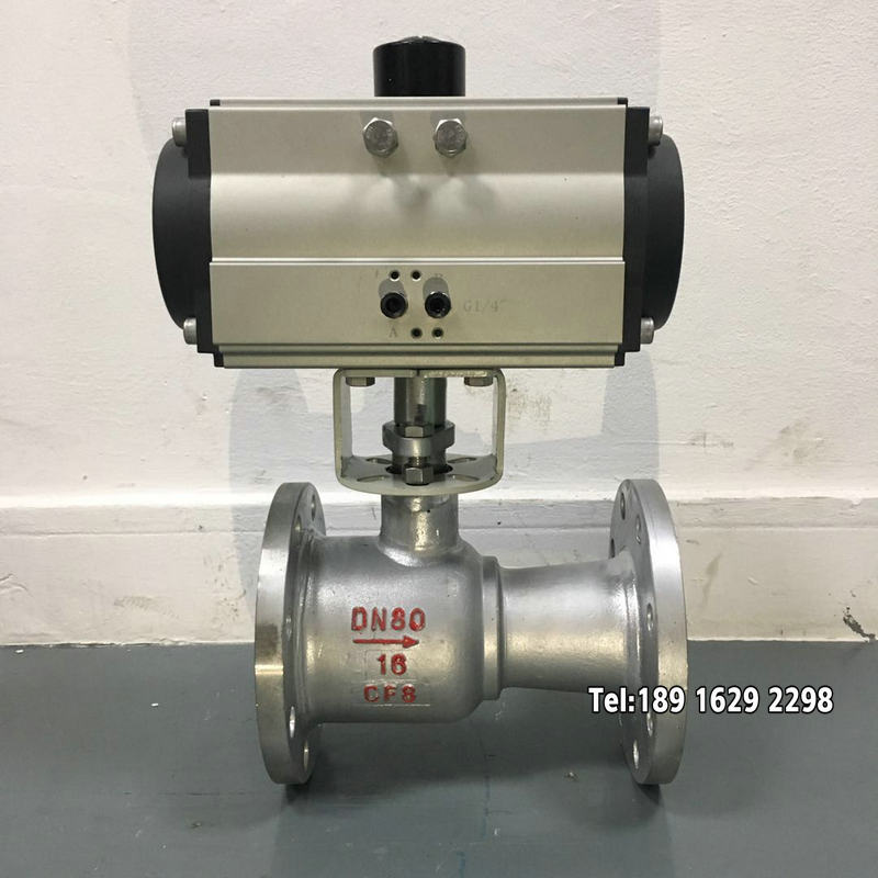 气动高温球阀DN50法兰导热油锅炉排污蒸汽一体式紧急切断阀Q641M