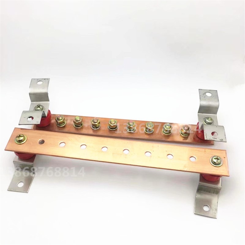 T2铜排 汇流铜排 等电位接地铜排 机房接地铜排 汇流排3*30*300