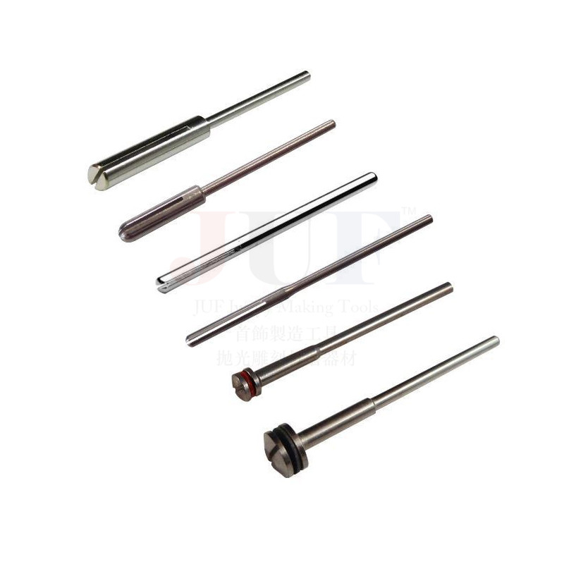 日本进口 Biso 夹石针/飞碟夹针/平头圆头裂口砂纸夹针 2.35柄径