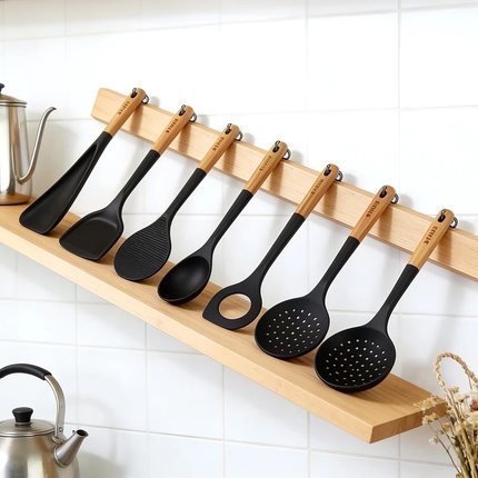 staub双立人旗下硅胶铲中式不粘锅铲汤勺漏勺饭勺炒菜大锅铲家用