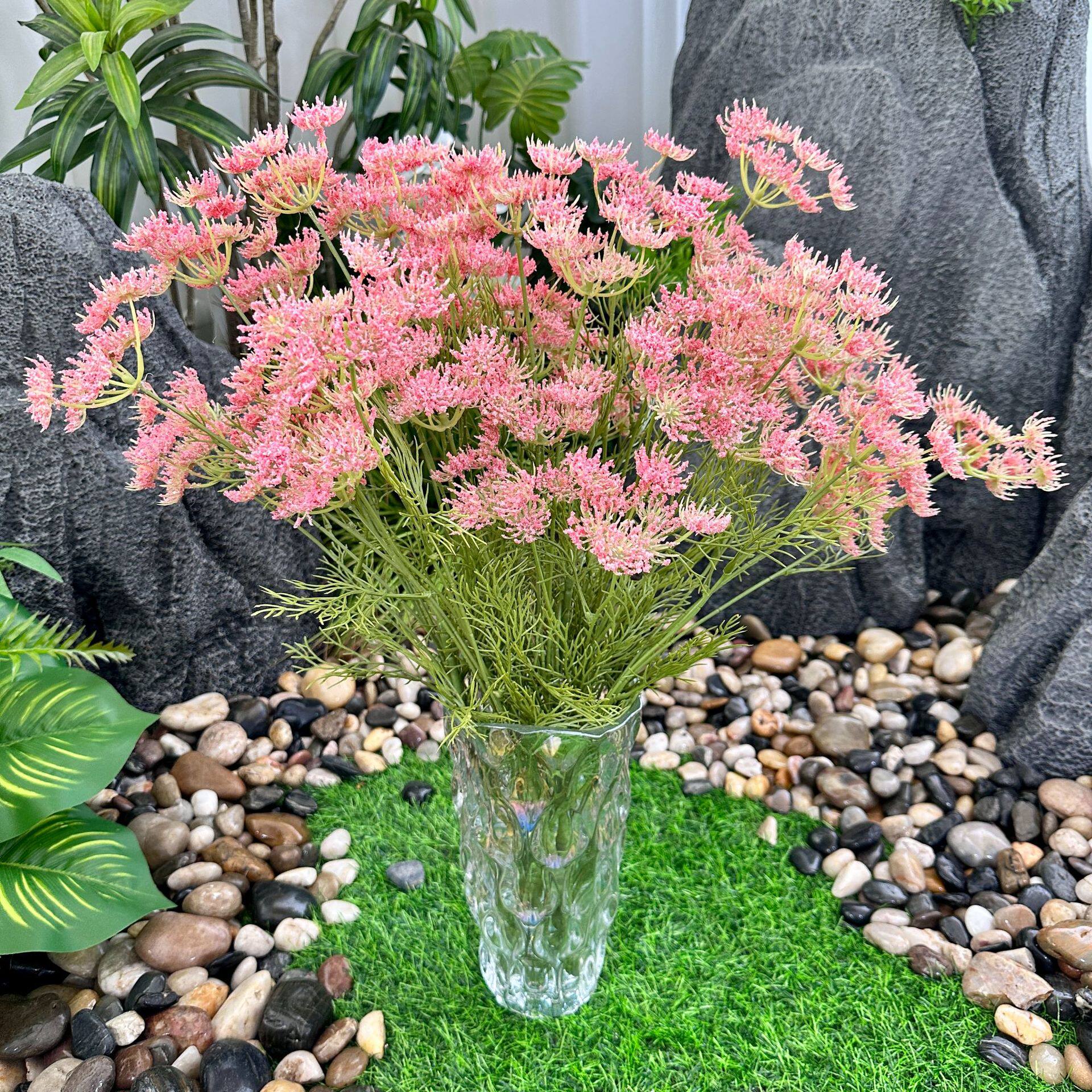 网红满天星超大束半干鲜花干花花束客厅摆设装饰摆件真花风干天然