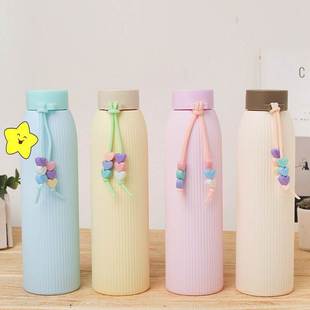 【破损包赔】韩版小清新时尚创意玻璃水杯女学生情侣水杯