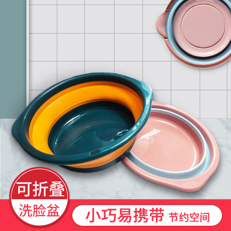 沙滩桶儿童家用户外便携折叠收纳伸缩水桶钓鱼玩沙玩具挖沙桶工具