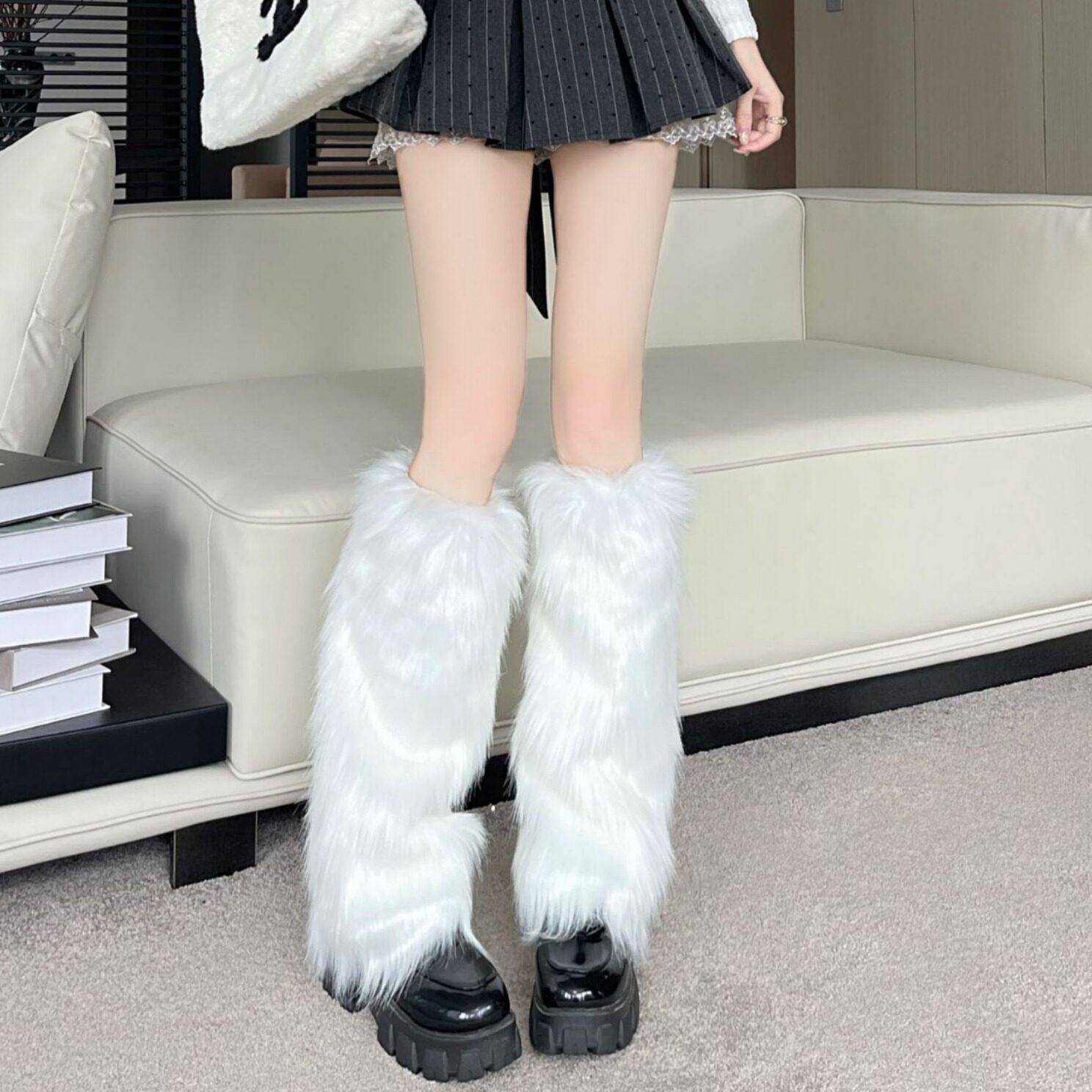蓝印花布 东北大花手捂子怀旧老款暖手筒 保暖手套午睡枕插手