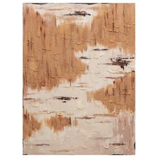 .玄纯手装 寂风饰画客厅挂厅侘关餐抽象画定做 油画 旧绘时光画