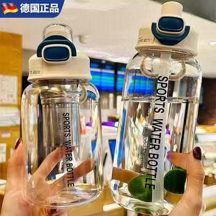 德国Berlin高硼硅玻璃杯大容量耐高温防摔夏水杯子茶水分离茶杯