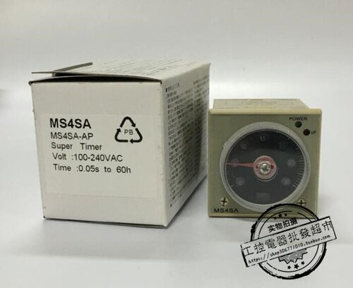 高品质 富士 MS4SA-AP 时间继电器 0.6S-60H 指针式 MS4SA-CE