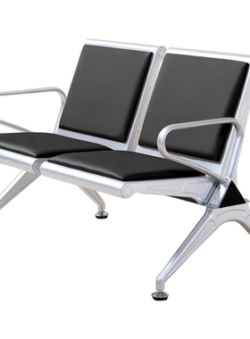 连排椅加固加厚机场椅两人位等候诊椅输液椅公共休息X联连体座椅