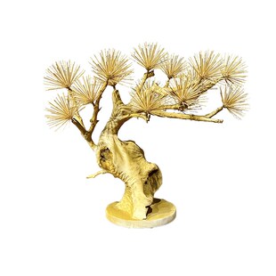 干花树枝桌面摆件仿真迎s客松干树枝造景枯树室内造型树装饰花松