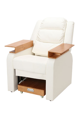 美睫美甲一体沙发美容院沐足店专用沙发附带收纳平躺沙U发-27975