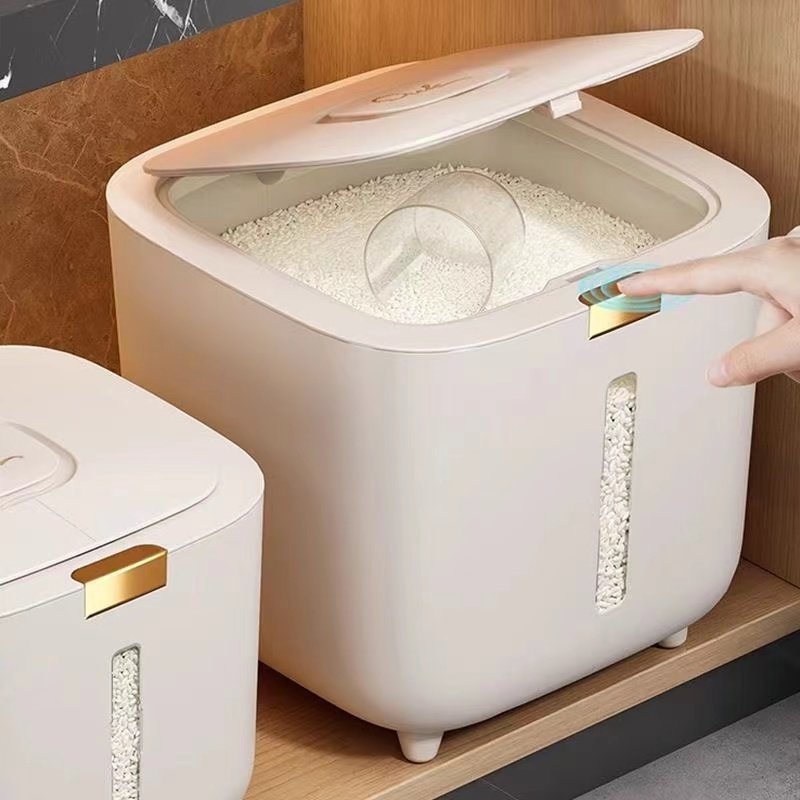 米桶家用食品级20斤高端防蛀虫防潮密封储米收纳盒面粉储存罐,厨房/烹饪用具,米桶/米缸,淘宝优惠券,粉丝福利购,淘宝优惠卷