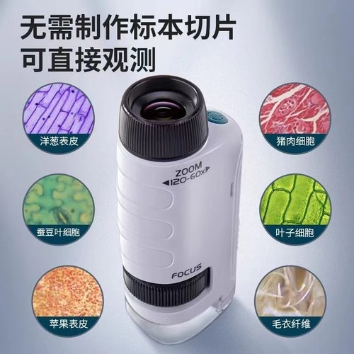 儿童便携户外显微镜手持玩具科学
