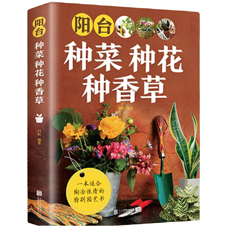阳台种菜种花种香草 正版 自己动手在家种出美味健康 园艺书