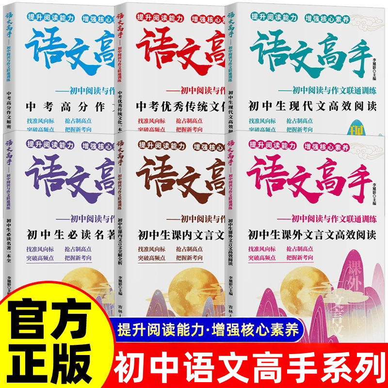 语文高手系列丛书初中阅读 作文联通训练考试要点梳理真题分析