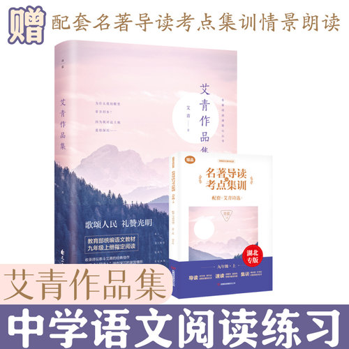 艾青作品集 中学生语文课内外拓展阅读 中国现当代诗歌作品集