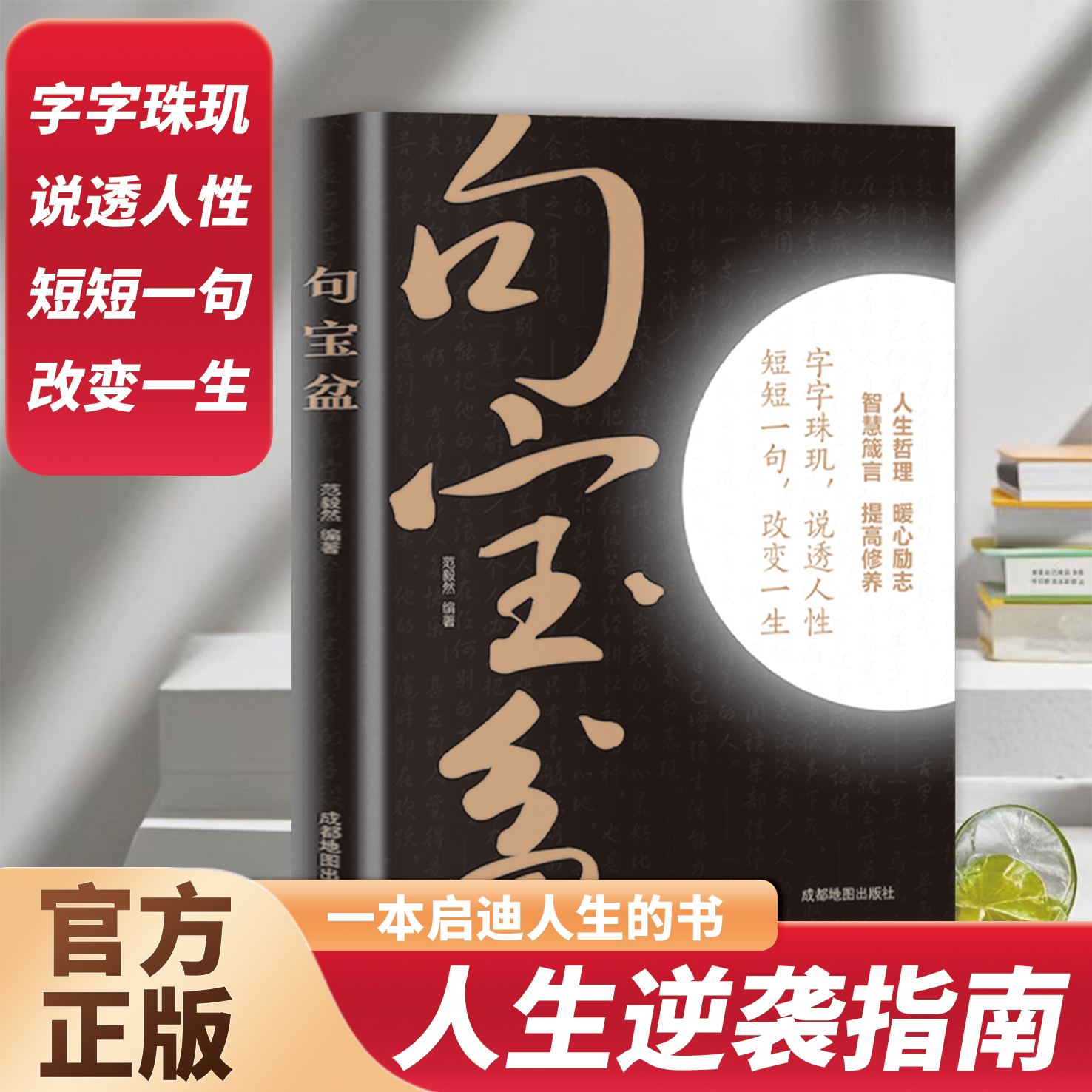 句宝盆正版人生金句人生逆袭指南高情商沟通书籍经典名人名言名句