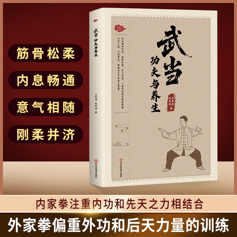 武当功夫与养生 传统武当拳法修习 贯通经络养生祛病中老年养生书