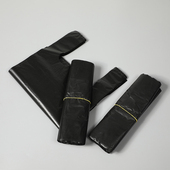 黑色垃圾袋加厚家用手提式 52定制 一次性清洁袋厨房分类垃圾袋32