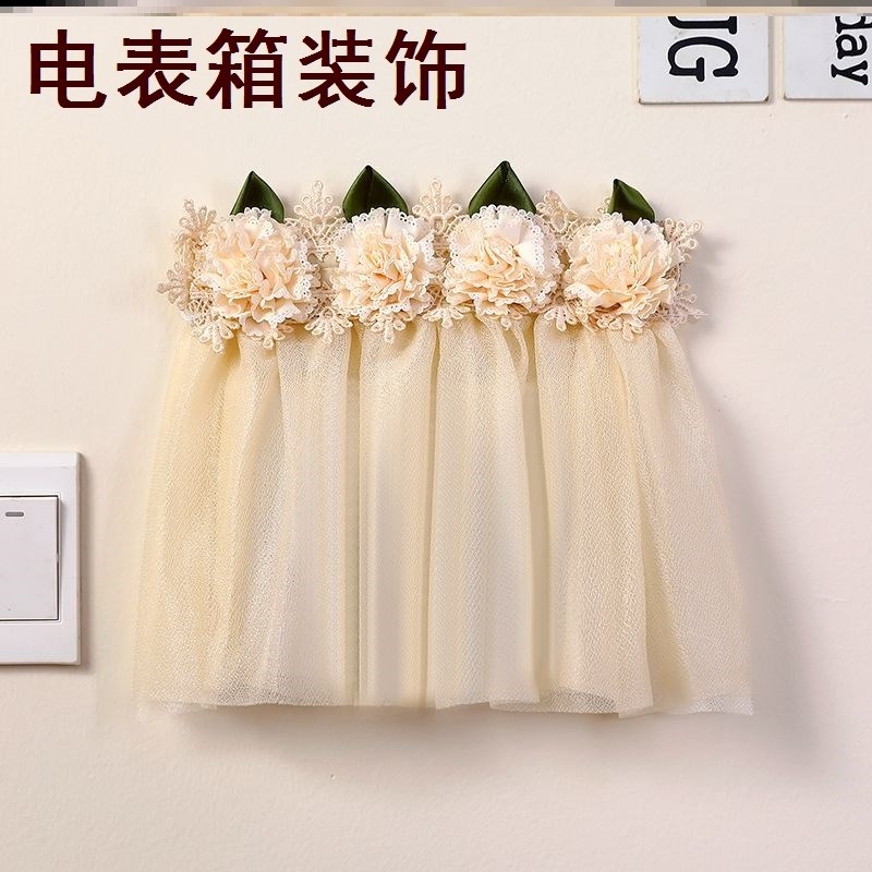 电表箱遮丑神器电表箱改造弱电箱遮丑墙面空气开关盒子装饰画布艺图片