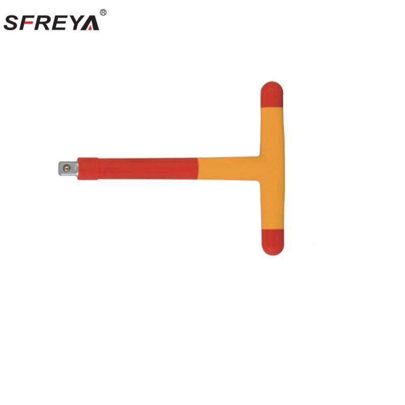 绝工具绝缘T型扳手绝1缘耐压0缘00VT型扳746手电绝缘T工型套筒扳