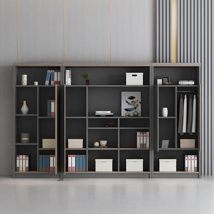 办公室文件柜公家木质书柜置物VOS架储物案档柜资料柜落地背景柜