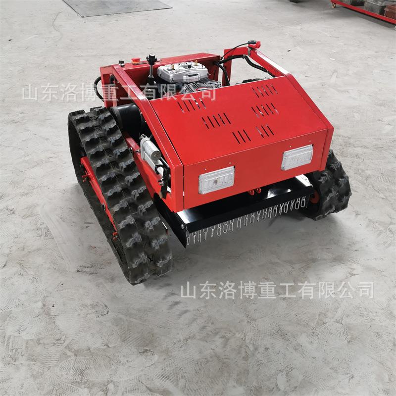 遥控全割草机果园开碎559草电动出口地形机荒履带式全自动遥控割