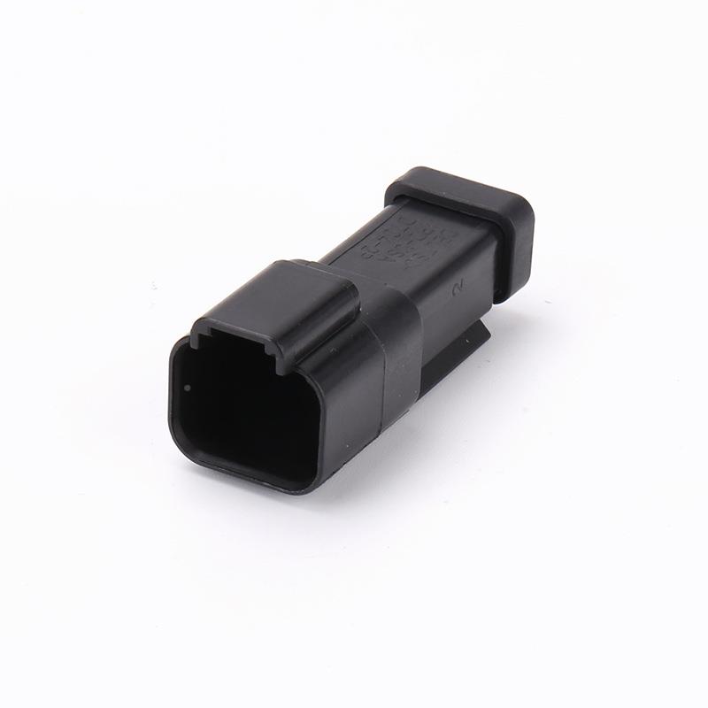 DT0器4-2P-E0接05汽车连接黑色平0盖公母953DT6-2S-E005插件对接