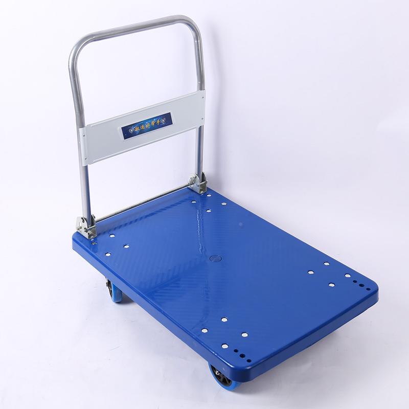 货物小号号加厚钢材运输手推车超市大搬理运-台货车周转平板静音