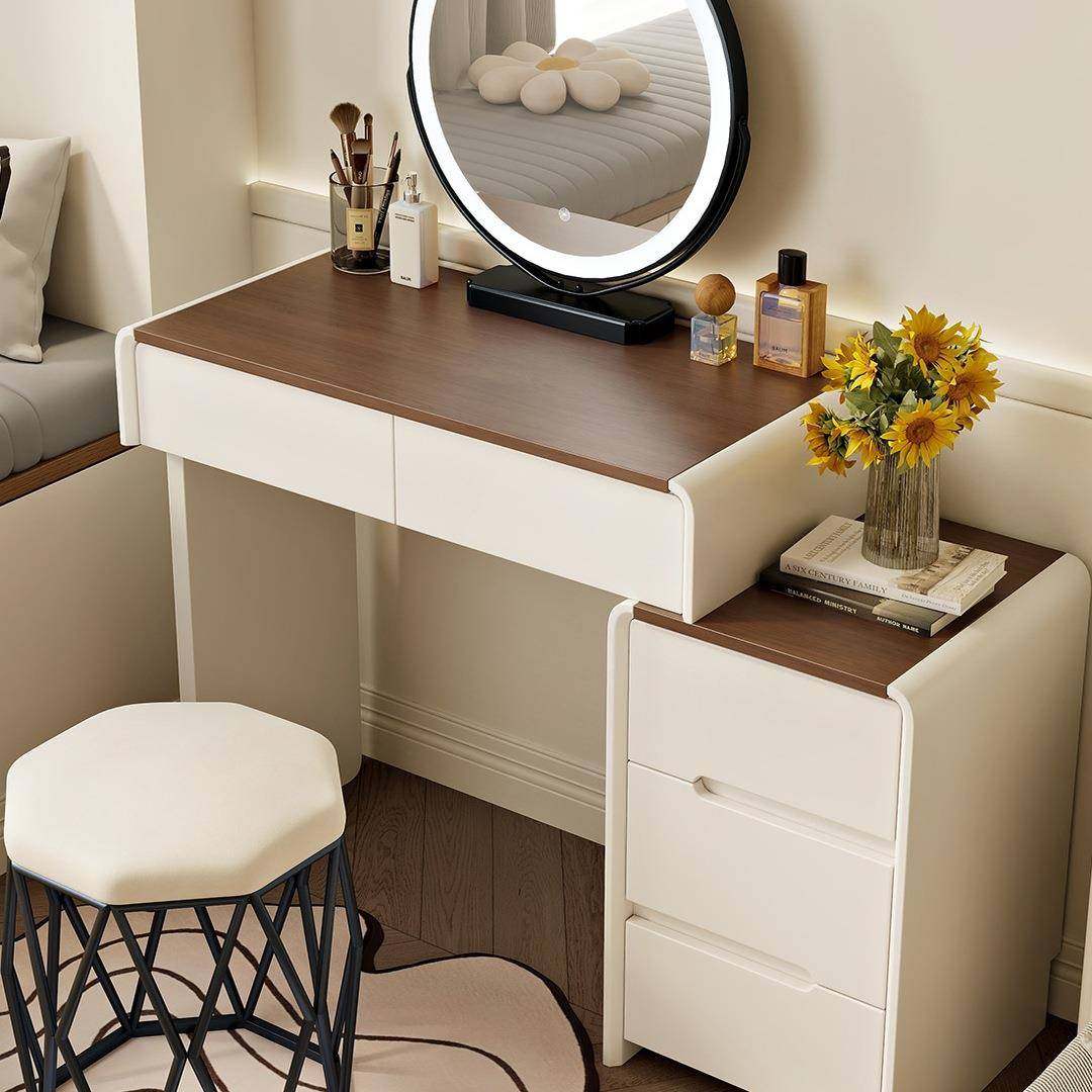 2025新款小户型实木妆台卧室奶油BGR风现代简约化轻奢桌妆斗柜一w,鲜花速递/花卉仿真/绿植园艺,其它园艺用品,淘宝优惠券,粉丝福利购,淘宝优惠卷