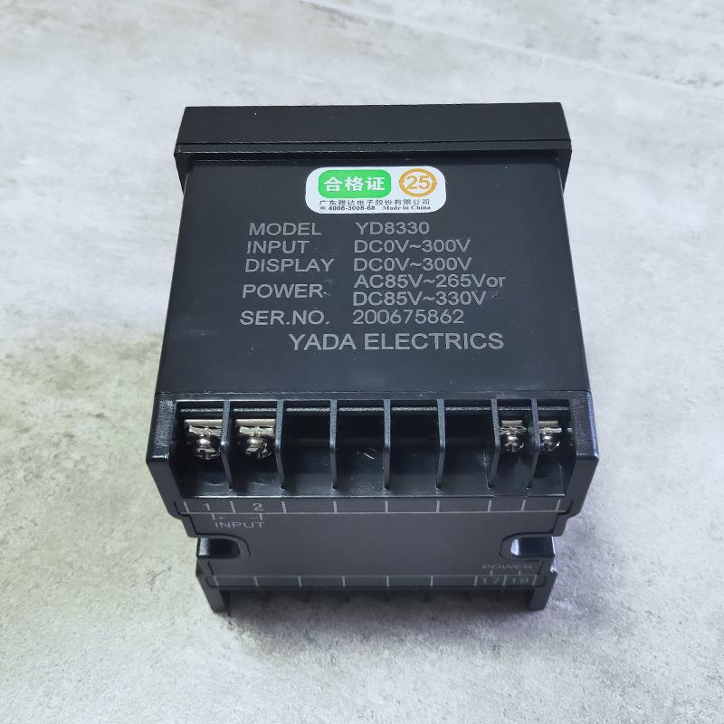 雅达电子直流电压智能数显表YD8303直电表单交流流YD8330电压表流