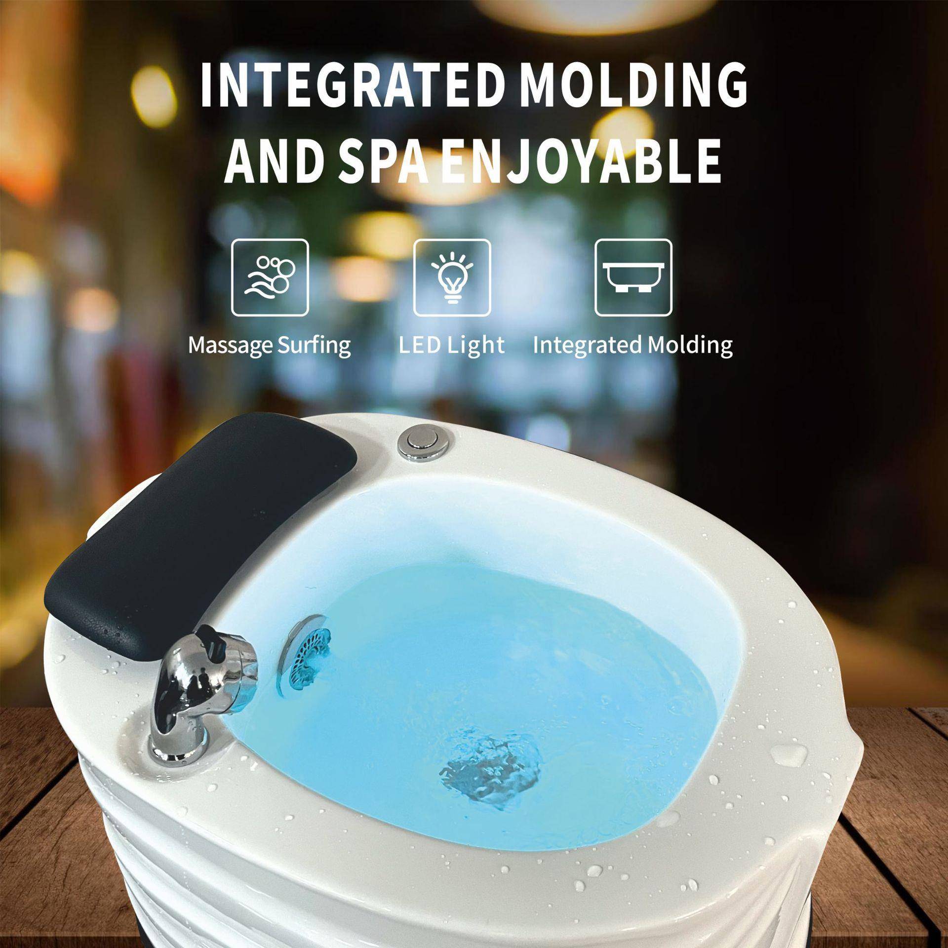 可调节浴盆理413疗店专盆用七足彩灯足底按洗摩脚厂家直销