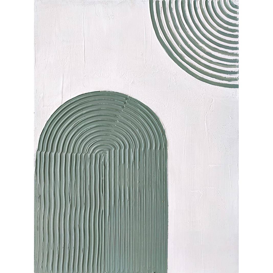 工厂现货半手绘现简几何代挂画立约体象时尚套画抽卧室HKN装饰画图片