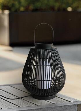 户外草L坪灯94728防水景观庭院灯酒店民宿客栈别E墅藤编室外落D地