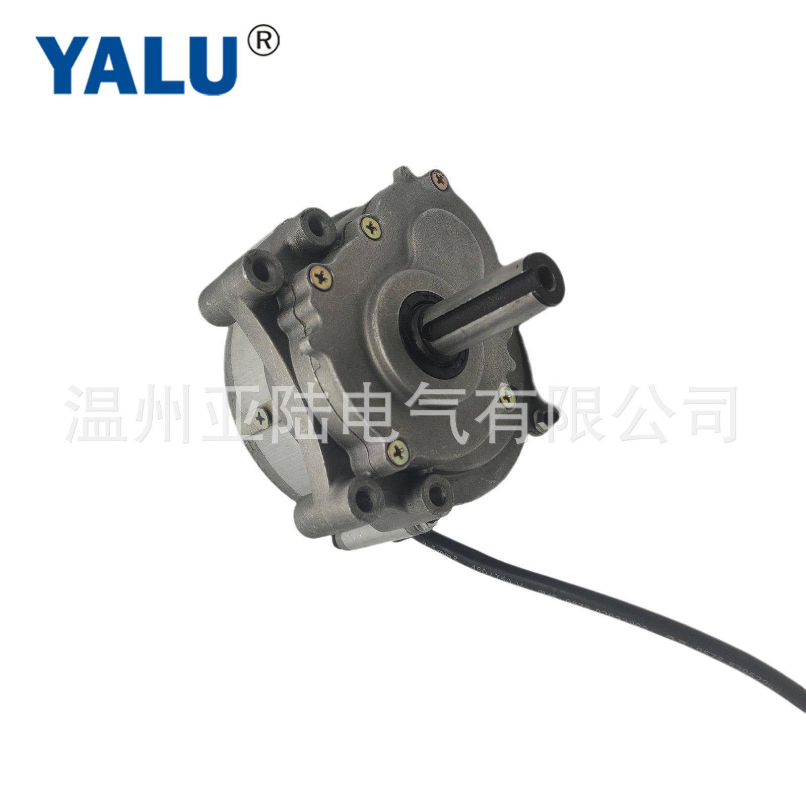 亚陆YALU无霍无尔头刷轮椅218电接机24V11电0转无刷直流机