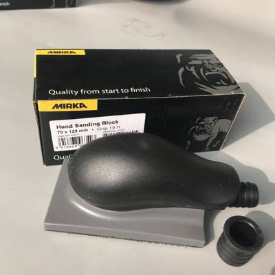 芬具兰磨手推板气动手动磨灰板干磨砂刨纸卡打磨工摩卡CUA手推板