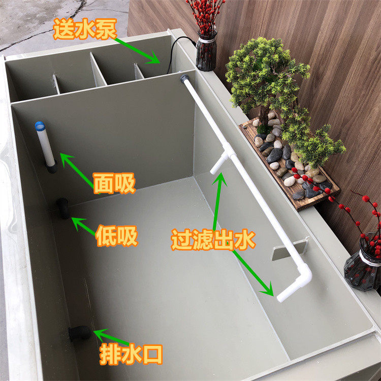 家用大型PP板鱼缸带滤器