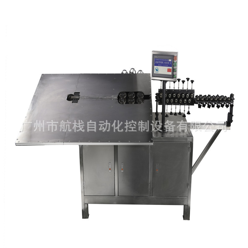 江门蓬江扁铁家居摆件自动折弯成型机 扁线收纳储物框弯线机