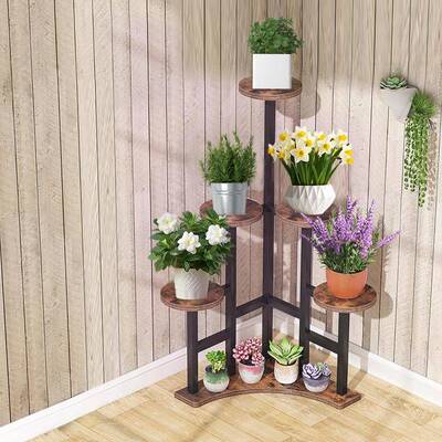 客置架铁艺地RNF花架室内家用厅花架子落式阳台盆栽物装饰花卉