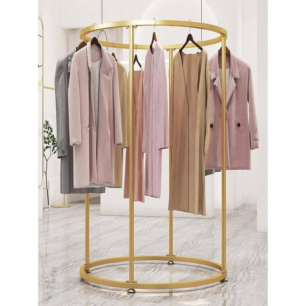 落地sadas413式服装店展示架中岛双形男圆女童装架陈列货商场椭圆