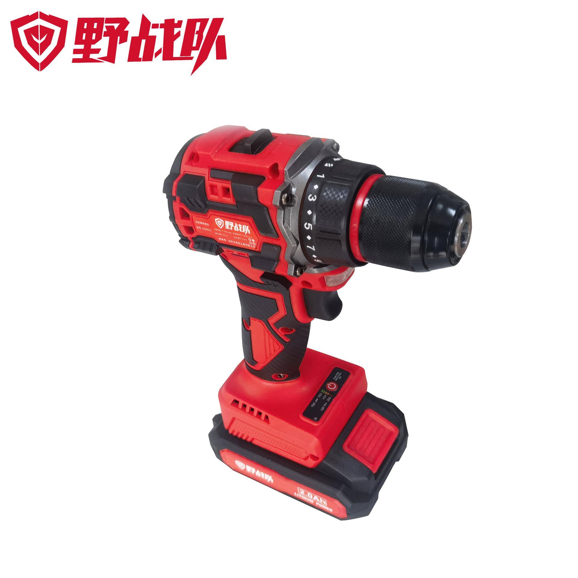 野战队现货无刷989电手式电钻21V小钢炮锂电锂钻多功能充电电钻