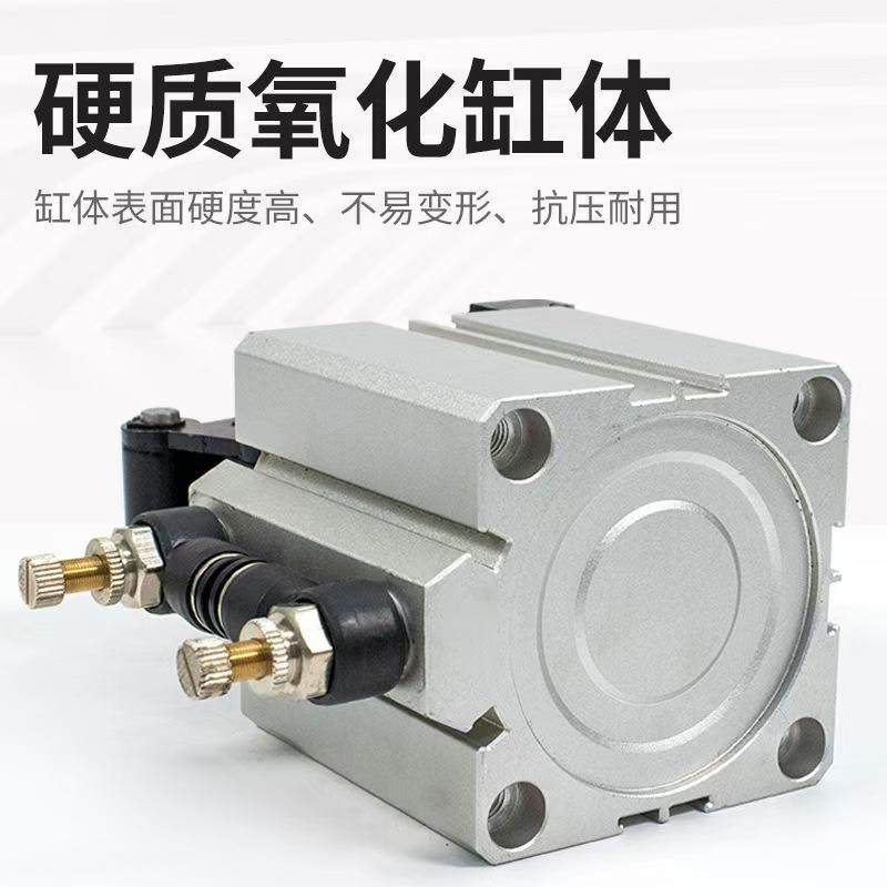 压藏紧气缸不占据杆上方间隐式杠夹INJ紧夹具空蛇形大推力气动