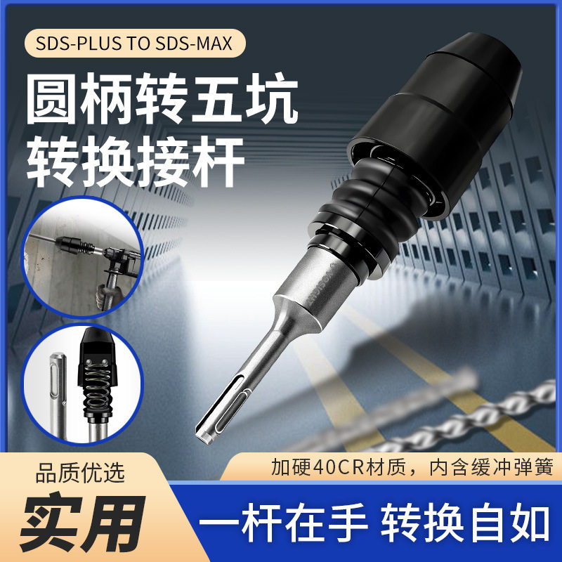 SDS-PLUS电锤转MAX冲击钻转换器