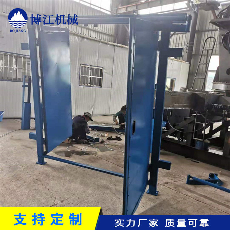 矿用百叶窗式机械闭锁无压风门