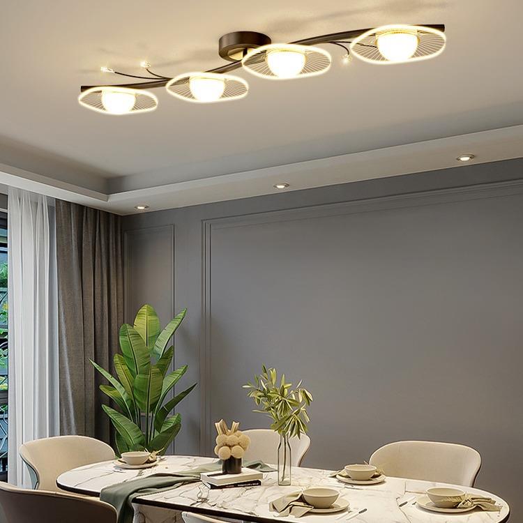 餐厅吊灯轻奢网红2025年新款简约现代吧台长条家用餐桌灯吸顶灯具