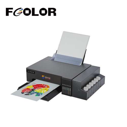 小型DTF打印机适合欧美个性制做智能定时循环DTFL8050白墨打印机