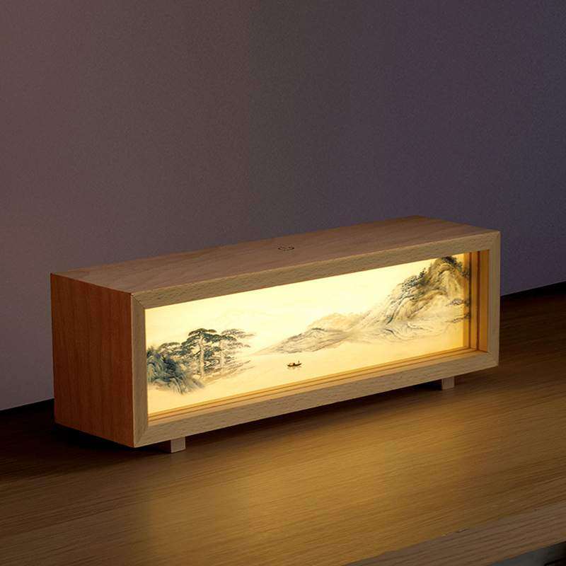 灯光画小夜灯USB充电创意礼品木质拍拍灯客厅桌面艺术摆件氛围灯,标准件/零部件/工业耗材,车间地垫,淘宝优惠券,粉丝福利购,淘宝优惠卷