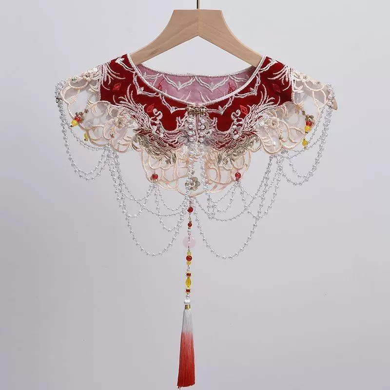 复古汉服云肩马面裙装饰披肩假领